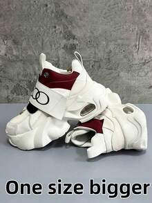 (Lớn hơn 1 cỡ) Giày thể thao Unisex Slip-On, Thời trang Thu/Đông mới, Trang trí kim loại, Giày thể thao thường ngày có đệm thoải mái, Giày chạy bộ thiết kế độc đáo theo phong cách Punk, Phù hợp với mọi mùa, Chủ đề Giáng sinh (Lớn hơn 1 cỡ) - trắng - Xem 7