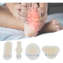EstiloTendenciaVendajes Para Ampollas, 4 Unidades De Almohadillas Para Ampollas, Vendajes Para Ampollas Impermeables De Viscosidad Fuerte Para PrevencióN Y RecuperacióN De Ampollas En Pies,Calidad PremiumVersióN Mejorada - 1 - Ver 6