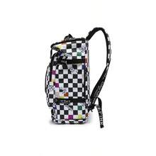 Gym Duffle Bag Backpack 4 - Way Waterproof with Shoes Compartment travel Sport Hiking laptop - Tablero de ajedrez - Ver 8