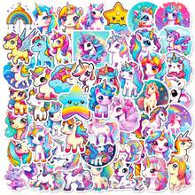 50pcs New Cute Animal Cartoon Stickers, Suitable For Luggage, Guitar, Skateboard, Waterproof Phone And Computer Decals - Multicolor - View 2