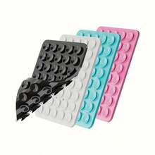Giá đỡ điện thoại silicon hai mặt có giác hút, giá đỡ điện thoại rảnh tay, đồ chơi giảm căng thẳng, giá đỡ cố định điện thoại, quà tặng ngày Valentine - Đen (một mặt) - Xem 3