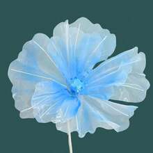 1 件 50 厘米丝线花装饰婚礼派对户外度假装饰户外花园新娘婚礼单身派对酒店窗户装饰 - 彩色 - 查看 22