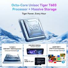 Blackview WAVE 9C 无锁智能手机,Android 15 操作系统,5000mAh 电池,10W 快充,八核处理器(4+8 核,可扩展),GB+64GB/128GB/SD 1TB 存储空间,6.56 英寸高清+显示屏,3 个卡槽,4G 双卡双待,13MP+8MP 后置摄像头 - 黑色 - 查看 5