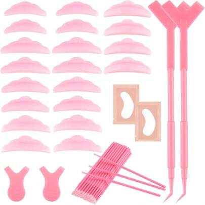BOUBONI 20 Pieces Lash Lift Pads 5 Size Lash Lift Rods Reusable Silicone Eyelash Perm Pads With 56 Pieces Eyelash Tools For Eye Lashes Extension (S_M_M1_M2_L),Cheap,Valentine's Day,Cheap Items,Travel,Travel Essential,Room Decor,Valentine's Gift,Cheap Stuff,Room,1 Dollar Items,Vacation Essentials,Gifts For Women,Bedroom,Valentine,99 Cent