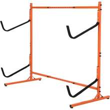 Freestanding Kayak Storage Rack, Outdoor Kayak Storage Rack For 2 Kayaks, Canoes, SUPs, Paddle Boards & Surfboards,Loading Capacity 175lbs,48.4"X54.29"X29.8" - Default - View 2
