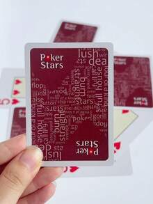 54pcs Extra Large Index Plastic Playing Cards - High Quality Matte Red & Black Poker Cards, Professional For Card Games And Magic Performances - Multicolor - View 3