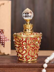 1 szt. 25 ml/10 ml dekoracyjna butelka na perfumy, szklana butelka na perfumy, emaliowana dekoracja z ważką, zabytkowa butelka na perfumy, 40 ml/25 ml/10 ml, zabytkowa fioletowa butelka na perfumy z motylem, napełnialna dekoracyjna butelka na olejki eteryczne dla kobiet, pusta zabytkowa butelka na perfumy, napełnialna butelka na perfumy, szklana butelka na perfumy, kryształowa butelka na perfumy, antyczna butelka na perfumy, elegancka butelka na perfumy, zabytkowa pusta butelka na perfumy - Wielokolorowe - Zobacz 2