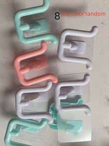 5-Piece Colorful Self-Adhesive Shoe Rack - Waterproof, Wall-Mounted Shoe Hook For Bathroom, Kitchen And Bedroom Decoration | Space-Saving, Easy To Home Bathroom Decor Bathroom Organizer Fall Decor Back To School