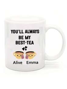 Personalizowana filiżanka do herbaty – prezent świąteczny, dekoracja świąteczna, prezent na Święto Dziękczynienia, spersonalizowany kubek, filiżanka do kawy Gossby Friend – Zawsze będziesz moją najlepszą przyjaciółką – prezent dla przyjaciółek – świąteczny prezent dla przyjaciółek – prezent urodzinowy dla najlepszej przyjaciółki – prezent na najlepszą przyjaciółkę/na przejażdżkę – ceramiczny kubek 11 uncji i 15 uncji - wielobarwność - Zobacz 22