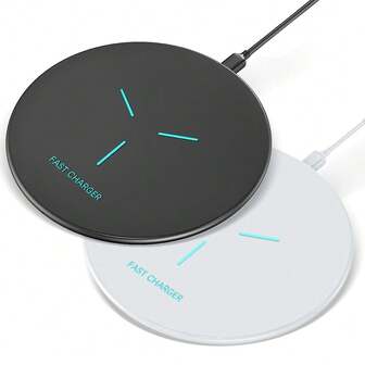 15W无线充电器，兼容 17/16/15/14/13/12 Pro/XS Max/Mini/X/XR，感应式快速无线充电板，兼容三星