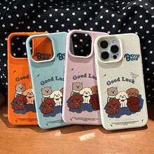 Funda de Teléfono con Textura de Cuero Sintético Compatible con iPhone 17 Air/16E/15/14/13/12/11 Pro/Promax/Plus/X/XS/XS Max, Buen Agarre, Múltiples Colores Disponibles, Protección de Borde Suave, Adecuada para Hombres y Mujeres - Negro - Ver 2