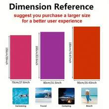 Wroclaw Lech Poznan Blue And White Shield Design Beach Towel, Absorbent Quick-Dry Swimming Towel, Thick Soft Cute Pool Bath Travel Picnic Camping Towel Seaside, Swimming Pool, Bathroom Accessories, Yoga Fitness, Multi-Purpose - White - View 3