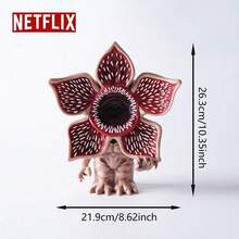 1件 Netflix 官方授权 Demogorgon 造型存钱罐 电影周边收藏品 零钱罐 桌面摆件 雕塑模型 生日派对好礼物 - 彩色 - 查看 3