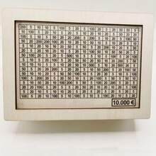 New Wooden Money Box Reusable Handmade Money Saving Box Crafts With Saving Money Goals Counter Coin Tray Storage Case Children - Multicolor - View 12