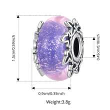 WOSTU 1 Pc 925 Sterling Silver Cute Murano Beads Skull Guitarist Guitar Spring Dachshund Charm Beads Pendant Fit Women DIY Fashion Jewelry Gift