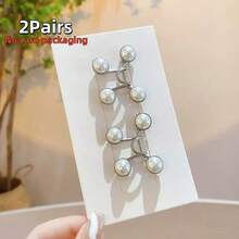 2/4Pairs Adjustable Invisible Belt Set For Women - Instant Buckle Waist Cincher With Sparkle Decor, Suitable For Jeans And Casual Pants - Accessory