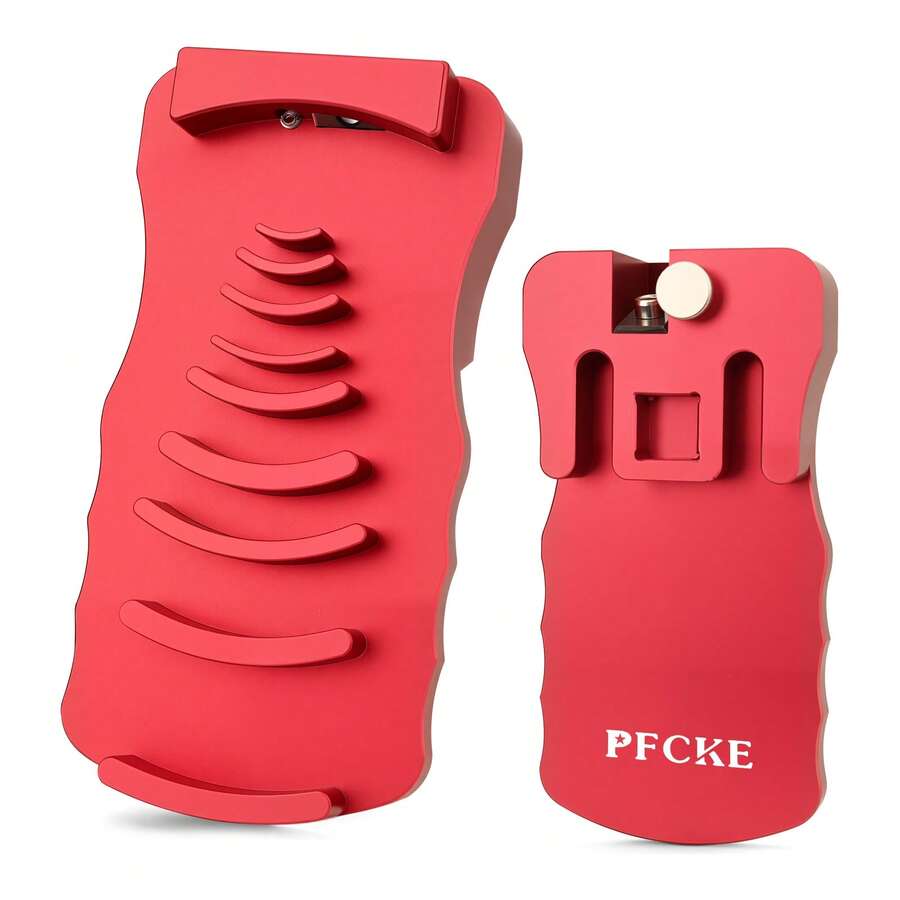 9 In 1 PVC Pipe Deburring Tool, Adjustable Design PVC Chamfer Tool For 9 Sizes: 0.5 Inch To 4 Inch Plastic Pipes, Comfortable Grip Pipe Reamer Tool For PVC, PE, PP, And ABS Pipes - Red - View 1