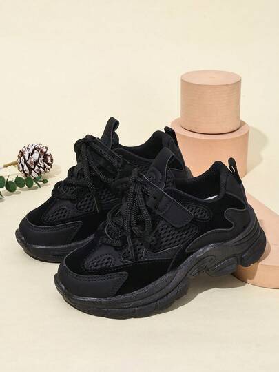 Kids' Fashionable Anti-Slip Durable Lightweight Soft Sole Casual Sneakers, Suitable For Spring & Autumn, Girls & Boys