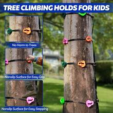 GCCSJ Backyard Zipline Kit For Kids And Adults – Heavy Duty 400lb Capacity 120-200ft +Climbing Rock, Outdoor Adventure, Family Fun With Upgraded Removable Wheels & Padded Seat, Quick Tightening System For Garden & Yard - 160FT+ Climbing Stone - View 9