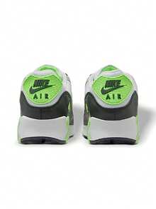 Nike Air Max 90 男士运动鞋 透气轻便 弹性好 多功能跑步运动鞋 白色/绿色/灰色/黑色 DM0029-115 - 白色/綠色/淺灰色/黑色 - 查看 5