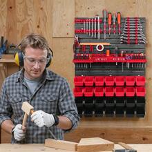 Garage Tool Storage Racks - الأحمر - مشاهدة 7
