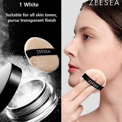 Zeesea 長時間持続 オイルコントロール 防水 汗に強い 化粧崩れしないパウダー