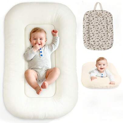 Tấm che nắng và nôi ngủ cho trẻ sơ sinh 0-24 tháng, nôi theo dõi giấc ngủ cho trẻ sơ sinh, quà tặng thiết yếu cho bé, tấm che nắng di động cho bé khi đi du lịch và ở nhà, quà sinh nhật cho bé, quà tặng mừng em bé chào đời.