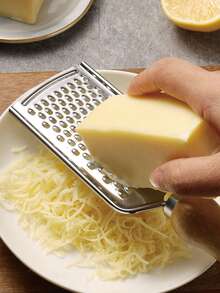 1件套不锈钢多功能姜丝刨丝器、胡萝卜刨丝器、柠檬刨丝器、奶酪刨丝器、扁平刨丝器，适用于厨房 - 彩色 - 查看 3