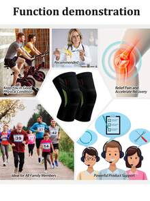 Ống bảo vệ đầu gối co giãn cao cấp unisex - Đai nén đầu gối, thích hợp cho tập luyện, chạy bộ, tập gym, thể dục, nâng tạ và các hoạt động thể thao khác. - Nhiều màu - Xem 8