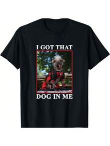 Deadpool & Wolverine Dogpool I Got That Dog In Me T-Shirt - 黑色 - 查看 1