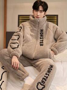 Men Plus Size Loungewear Sets - 1391N-1 - View 4