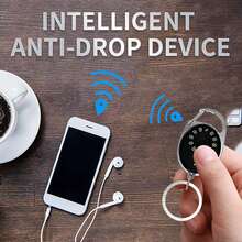 Localizador De Objetos Bluetooth Gps Llavero Inteligente Antipérdida con Localizador Bluetooth, Ideal para Llaves, Mascotas, Cartera y Objetos Valiosos, Alcance de 20 Metros - Negro - Ver 3