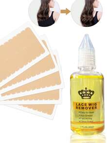 ikt Complete Lace Wig Installation Kit, Includes Wig Wax Stick, Lace Adhesive, Lace Wig Remover, Edge Brush, Tail Comb, Elastic Fusion Band, Wig Tape, And Hair Ties, For Seamless Frontal Wig And Baby Hair Styling. - Hair Wax Set - View 18