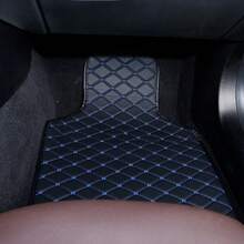 Waterproof Anti-Slip PVC Car Floor Mats 4PCS Featuring Easy To Clean And Install, All-Weather Protection, Universal Fit For Most Cars - đen 3204 - Xem 9