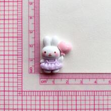 5/10pcs Cartoon Rabbit Resin Refrigerator Magnets, Cute Decorative Magnets Suitable For Kitchen, Office Whiteboard, Storage Cabinet And Dishwasher - Ideal For Home Decor And Mother's Day Gifts, Fridge Magnets - Multicolor - View 9