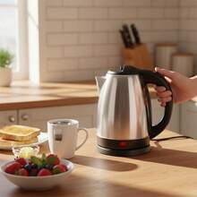 Iruibo Hervidor Eléctrico de 2L, Tetera de Acero Inoxidable con Auto-Apagado, Calentador de Agua Rápido para Cocina, Oficina y Hogar - Tipo de Enchufe A USA (110-127V) - Ver 11