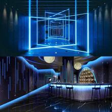 - Luces azules para espejo de cambiador, 16.5 pies, estilo, para espejo de cuerpo completo, mesa de maquillaje/espejo de bao espejo no incluido - Azul - Ver 7