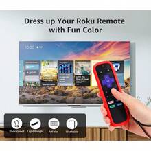 AWYY2 Pack Silicone Remote Case For Roku TV Compatible With Roku Brands Red And Dark Blue - Đỏ và Xanh đậm - Xem 2