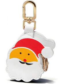 Coin Purse Keychain Keychain Bag Charm Wallet Handbag Leather Coin Pouch Women's - Ông già Noel - Xem 2