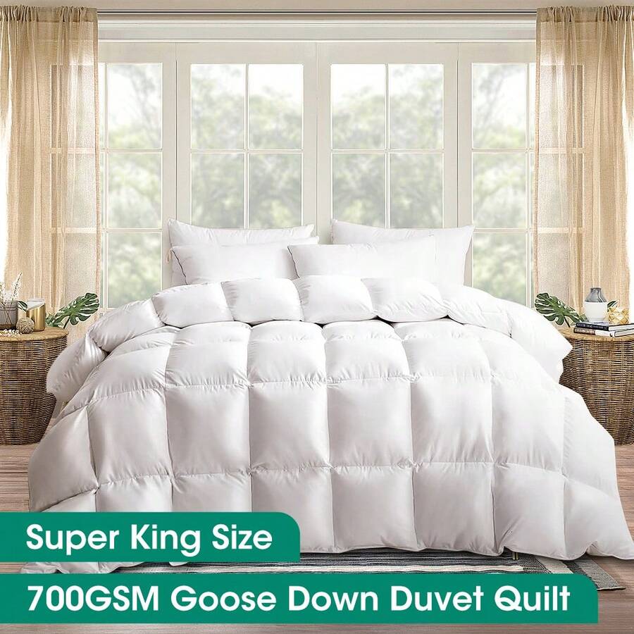 SUN YEE Goose Down Duvet Quilt 700GSM Duvet Doona Winter Summer Quilt Super King - 700GSM 超大號鵝被 - 查看 1