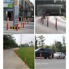 30in Traffic Safety Cones Plastic Parking Lot Barrier Cones with Reflective Band Road Night Visual Driveway Caution Sign Delineator Posts Size:1 Pack Color:BlueSafety Cones & Barriers - 1 paquete - Ver 7