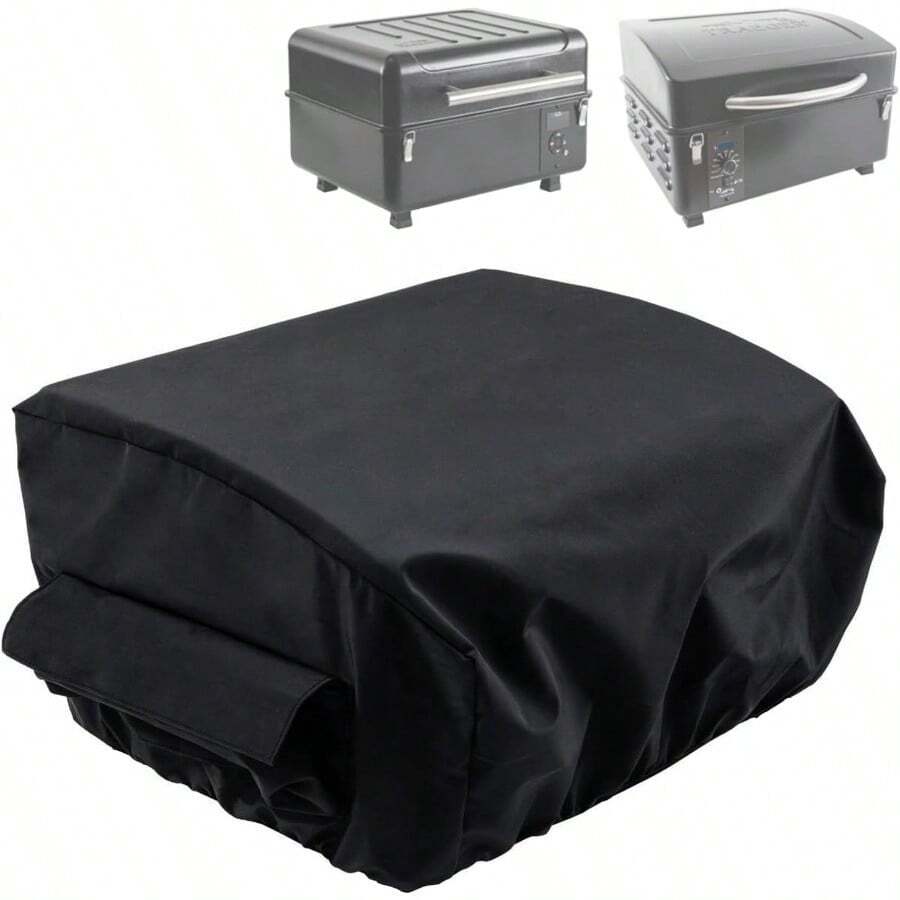 AWYYCover For Traeger Ranger Grill For Traeger Scout Grill For Blackstone 17" Griddle Heavy Duty Portable Griddle Cover Accessories For BAC475 Parts 21" X 19.5" X 12" - Black - View 1