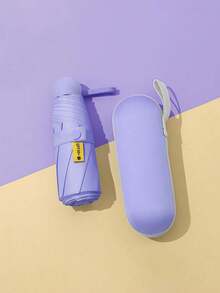 迷你折叠伞 - 防水、便携、轻巧、防紫外线、防风、易于携带、可折叠设计，附赠收纳袋 - 适合户外活动、旅行和日常使用，是夏季降温、海滩度假、旅行的理想之选，迷你50%折叠伞，晴雨两用，适合作为儿童节日礼物，UPF50+防紫外线和防雨，教师节和万圣节礼物之选。