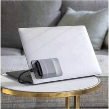 - Funda de Disco Duro porttil para porttil - Unidad de Estado slido SSD - calcomana Reutilizable - Funda de Transporte para Disco Duro Externo de 5x 3.2 Pulgadas, Bolsa de Bolsillo de - Pequeño (para SSD) + Gris - Ver 3