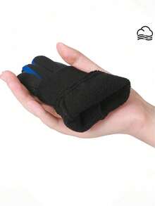 1 Pair Winter Snow Gloves For Teens - Warm Thermal Lined, Thick Design Suitable For Boys And Girls, Five-Finger Use, With Ribbed Cuffs And Perforated Grip, Great For Skiing, Cycling And Outdoor Activities (Mixed Color), Teen Winter Gloves, Fashionable Teen Gear, Kids Sports Gloves - Multicolor - View 8
