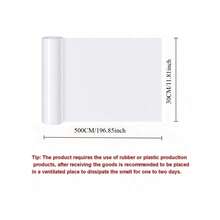 1 Roll Thick Clear Sofa Protective Film - Anti-Cat Scratch, Waterproof, Easy To Peel And Cut, No Residue Self-Adhesive, Suitable For Furniture, Walls, Marble Tables And Kitchen Countertops - Clear - View 16