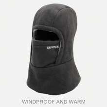 Pasamontañasáscara de esquí Bufanda de ciclismo Cuello de inviernoáscaraérmica de invierno Capuchaás cálida A prueba de viento para hombres Mujeres Pasamontañas para clima frío GCZ4 - Marrón - Ver 12