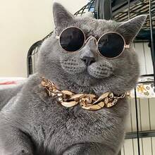 1pc Hiphop Pet Sunglasses, Funny Style For Cats & Dogs, Fashionable Pet Glasses, Retro Cool Photo Props, Novelty Cat & Dog Accessories