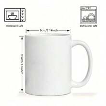 1个11盎司陶瓷马克杯，印有“我可能错了，但这种可能性很小”的幽默语录，可机洗，可重复使用，用途广泛，是生日、情人节、送给朋友、同事、兄弟姐妹、爸爸妈妈以及返校季的完美礼物。 - 彩色 - 查看 11