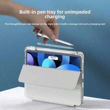 With Pencil Holder, Silicone Material & Tri-Fold Design & New Year 2024-2025,Fold Tab S7 + (12. 4-Inch) Tablet, Foldable Non-Slip Adjustable Bracket Flexible Hybrid Tablet, Suitable Air4th/Air5th (10. 9 Inches)/8/9 Th (10. 2 Inches) 5th/6th/Air1/Air2 (9. Inches) Air3rd (10. 5 Inches) Pro (11 Inches) 10th Geration Shock, A Good Choice And Girlfrids. . Accessories. - 黑色 - 查看 5